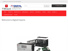 Tablet Screenshot of digitalimports.co.nz